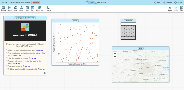 Common Online Data Analysis Platform (CODAP)