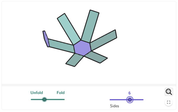 Nets of Solids (GeoGebra)